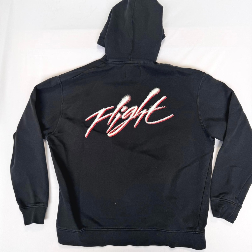 Jordan Hoodie Men's‎ Large Flight Black Jumpman Logo
